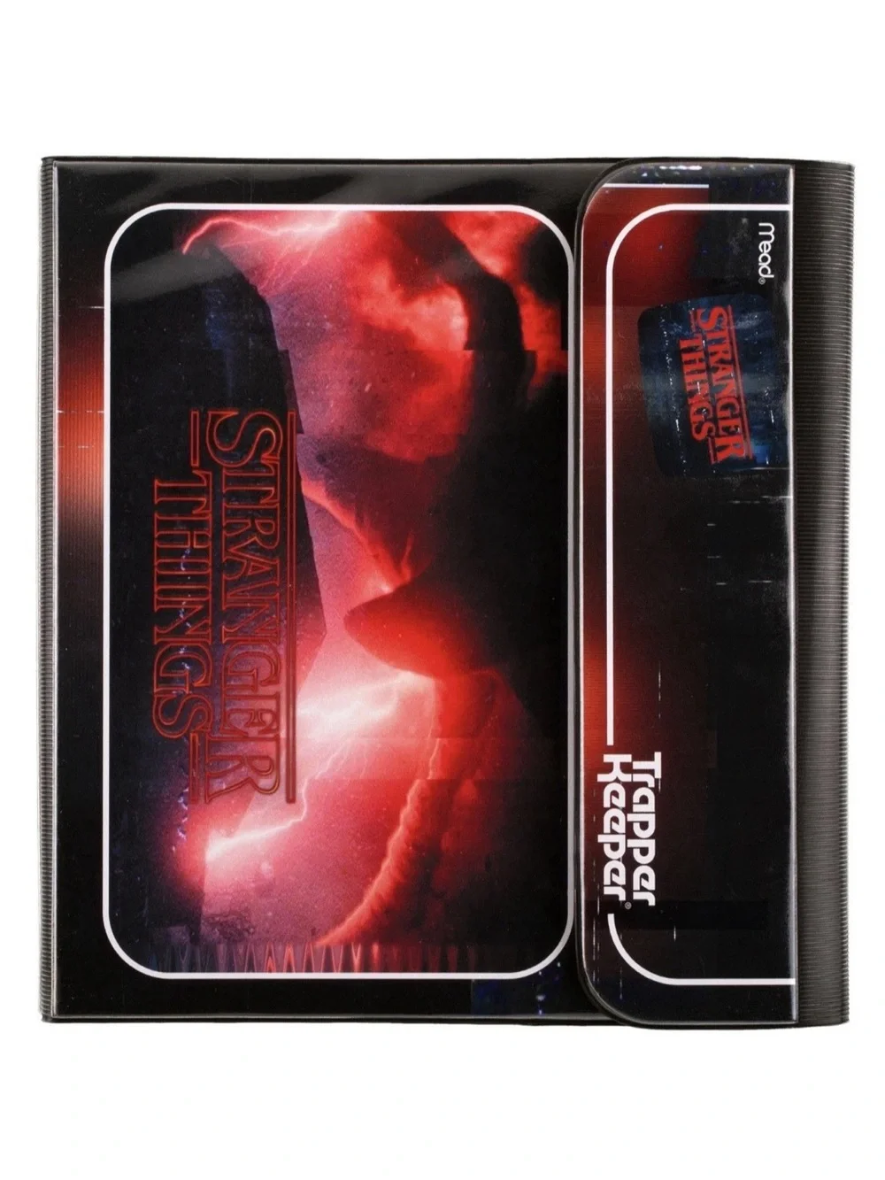 Stranger Things Trapper Keeper Portfolio in Red and Black